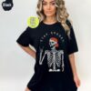 Stay Spooky Skeleton T-Shirt, Spooky Vibes Shirt, Halloween Skeleton Shirt, Funny Halloween Shirt, Spooky Season Shirt, Ghost Halloween-HC50