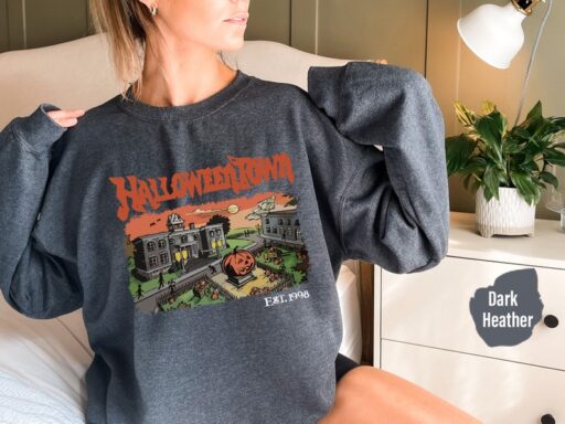 Halloweentown Est 1998 Sweatshirt and Hoodie, Halloweentown University, Retro Halloweentown Sweatshirt, Vintage Fall Sweatshirt -HC026