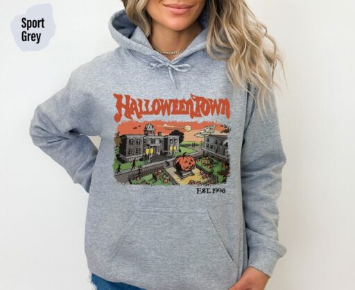 Halloweentown Est 1998 Sweatshirt and Hoodie, Halloweentown University, Retro Halloweentown Sweatshirt, Vintage Fall Sweatshirt -HC026