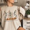 Fall Breeze and Autumn Leaves Sweatshirt or Hoodie, Dancing Skeleton Shirt, Fall Leaves Shirt, Hello Fall, Funny Pumpkin, Fall Season -HC013