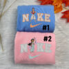 Aladdin and Jasmine Disney Nike Embroidered Sweatshirts