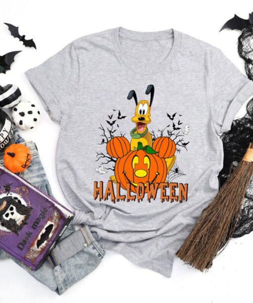 Vintage Disney Mickey and Friends Halloween Team Shirt, Disney Halloween Shirt Retro, WDW Magic Kingdom Shirt, Halloween Matching Shirt