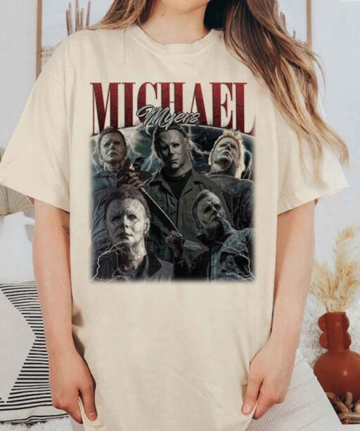 Limited Michael Myers Vintage Shirt, Michael Myers Homage T-shirt, Myers Thriller T-Shirt Friday the 13th Horror, Halloween Shirt