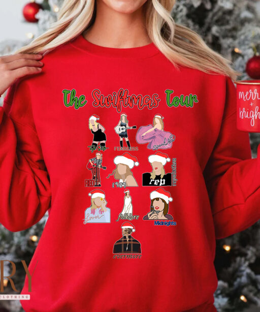 Christmas Taylor Swift Eras Christmas Version Sweatshirt