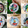 Custom Name Mickey And Friends Ornament, Christmas Disney Ornament, Christmas Tree Ornament, Minnie, Daisy, Donald, Goofy, Pluto