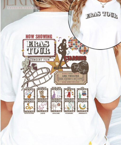 Customized Taylor Swift The Eras Tour Movie Shirt