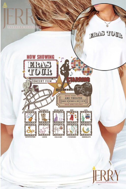 Customized Taylor Swift The Eras Tour Movie Shirt