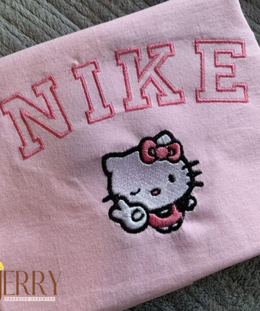 Hello Kitty Ver4 Nike Embroidered Sweatshirt