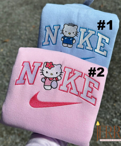 Hello Kitty and Dear Daniel Nike Embroidered Sweatshirts