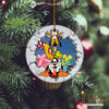 Pluto Disney 100 Years Of Wonder Ceramic Circle Ornament, Disney Christmas Ornaments, Disney Xmas Decorations
