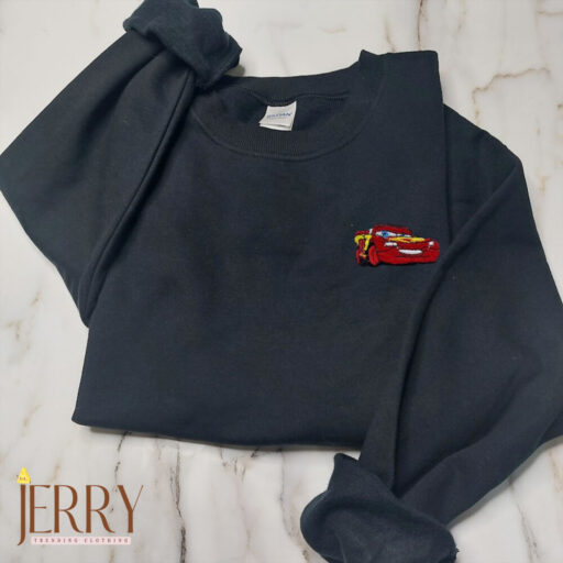 Cars Embroidered Sweatshirts, Cartoon Disney Embroidered Sweater