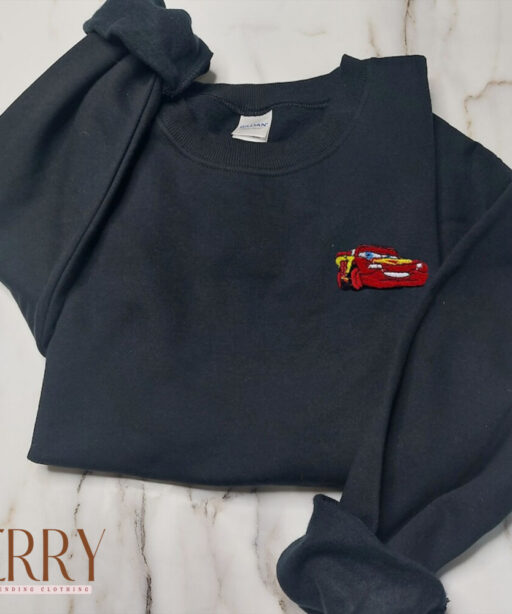Cars Embroidered Sweatshirts, Cartoon Disney Embroidered Sweater