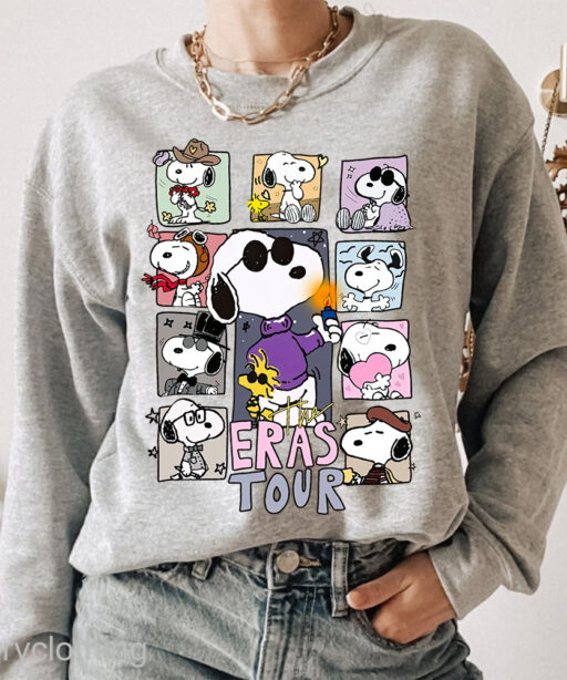 Taylor Swift Eras Tour Snoopy T Shirt For Swifties