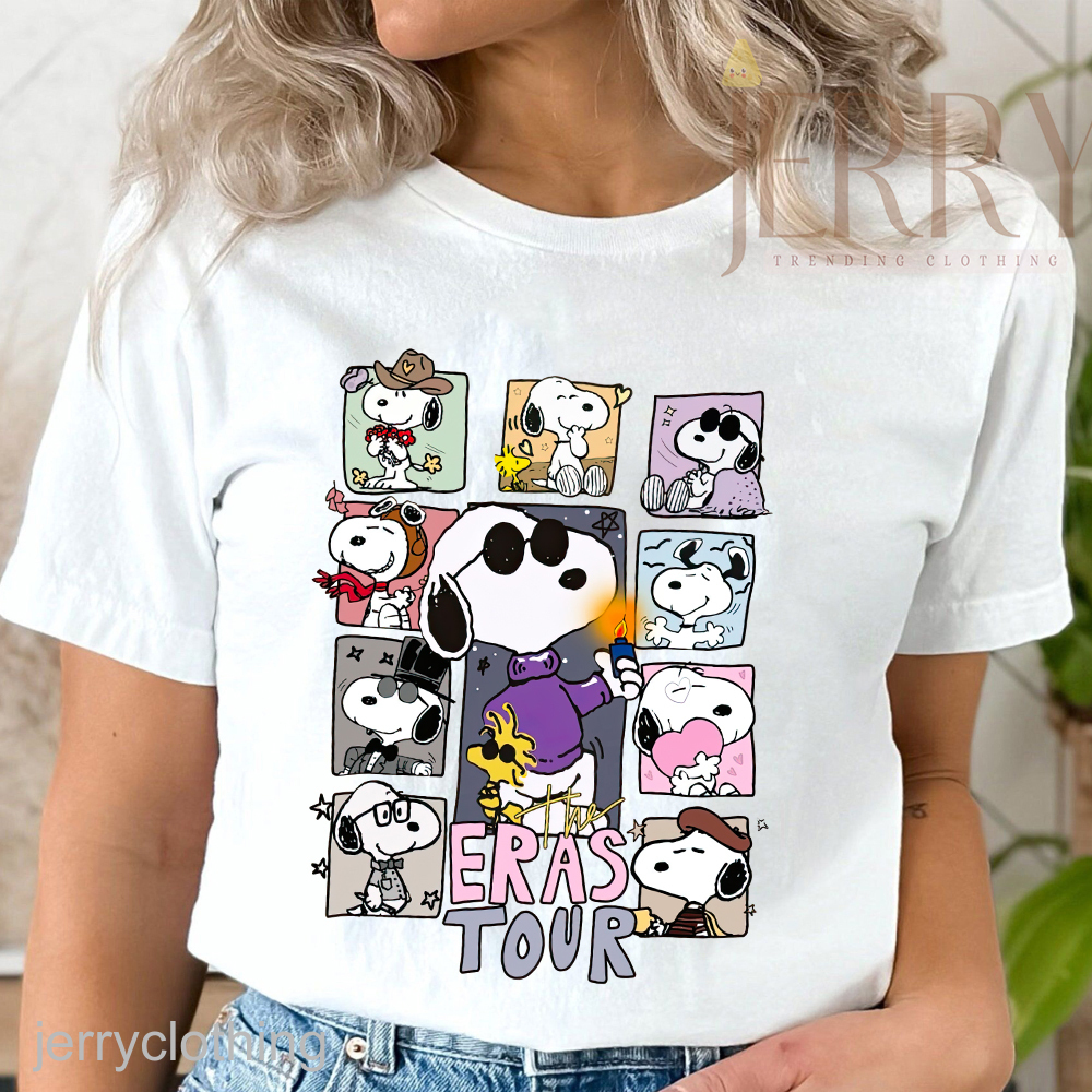 Taylor Swift Eras Tour Snoopy T Shirt For Swifties – Jerry Clothing