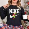 Grinch Nike Sweatshirt, Funny Christmas Sweatshirt, Christmas Gift Ideas - Happy Place for Music Lovers