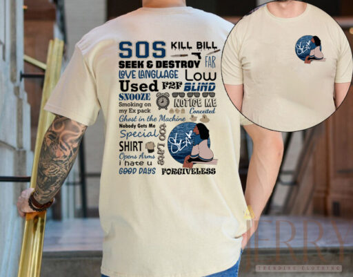 SZA SOS Tour Two Sides Shirt