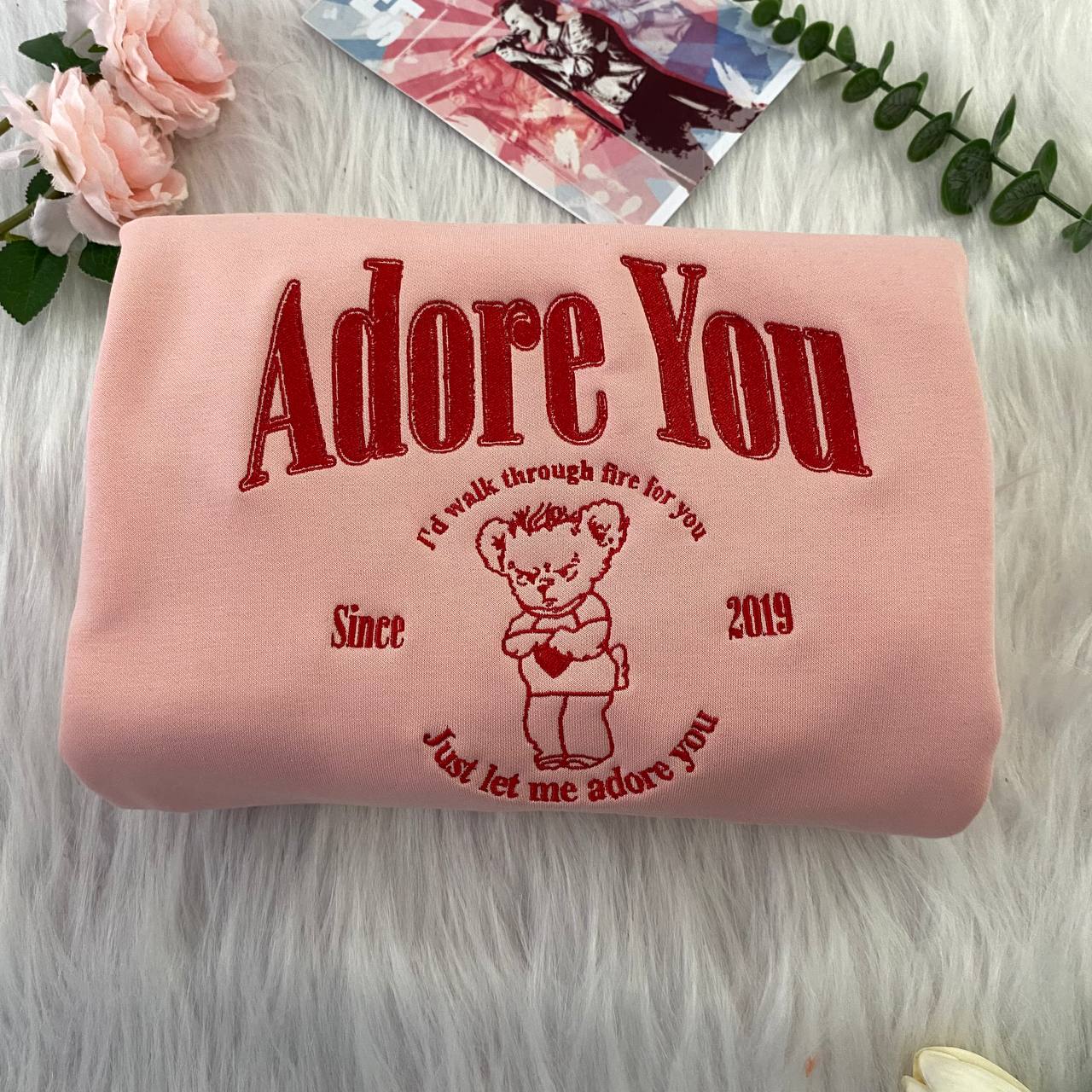 Adore You Harry Styles Embroidered Sweatshirt