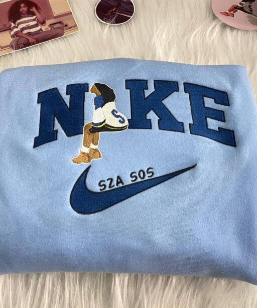 SZA SOS Tour Nike Embroidered Sweatshirts