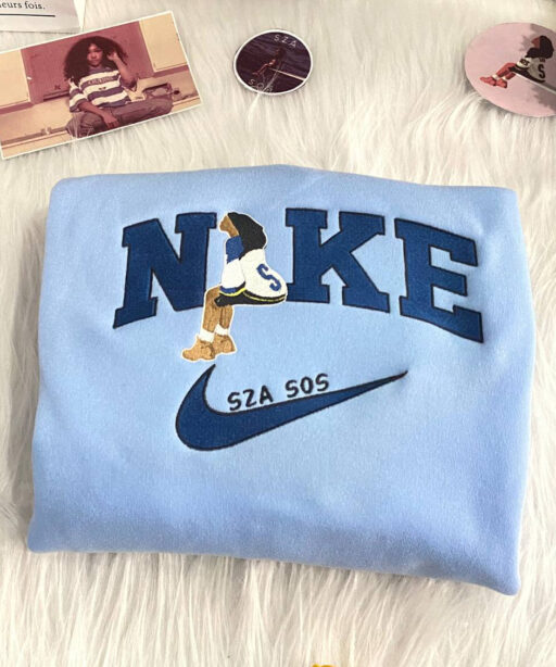 SZA SOS Tour Nike Embroidered Sweatshirts