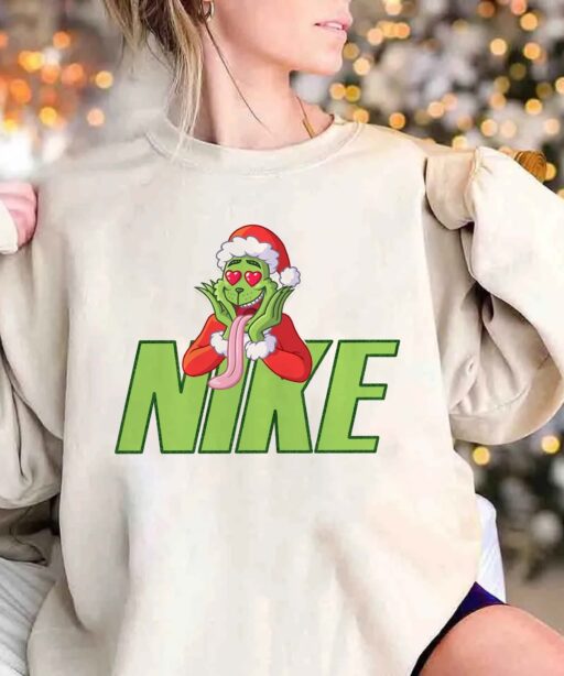 Grinch Christmas Snow Shirt Santa Claus Sirts Family Sweatshirt Hoodie