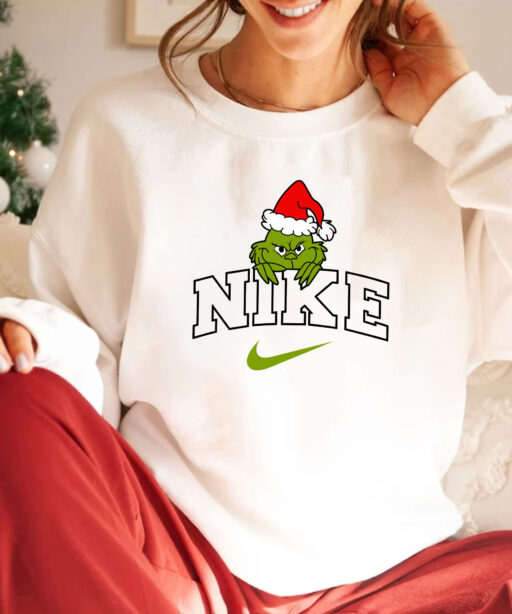 Grinch Sweatshirts Christmas Snow Sweatshirt Santa Family Tee Hoodie Unisex