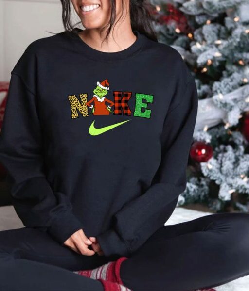 Grinch Christmas Snow Sweatshirt Sweatshirts Santa Family Tee Hoodie Unisex