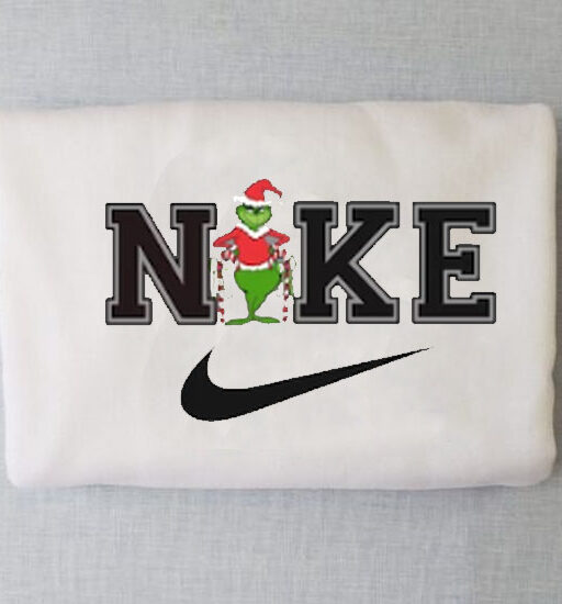 Nike Grinch Candy Cane Christmas Sweatshirt