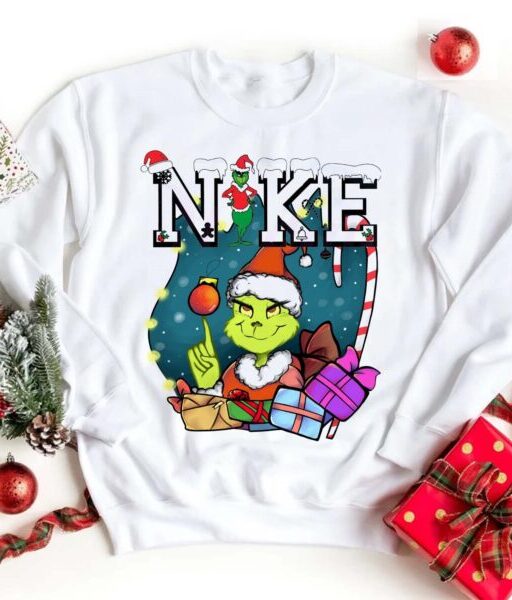 Santa Claus Grinch Sirts Christmas Snow Shirt Family Sweatshirt Hoodie