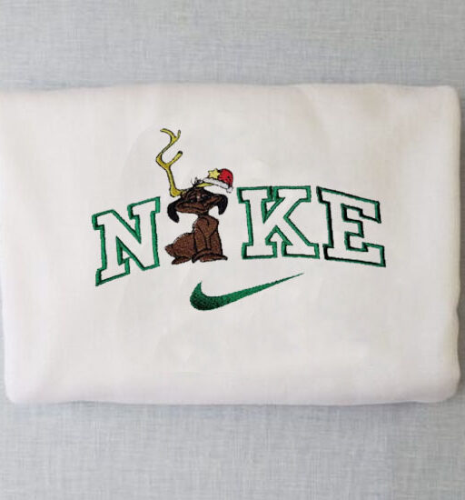 Nike Max Friend Of Grinch Embroidered Christmas Sweatshirt