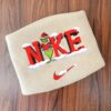 Print Snow Nike Grinch Christmas Sweatshirt