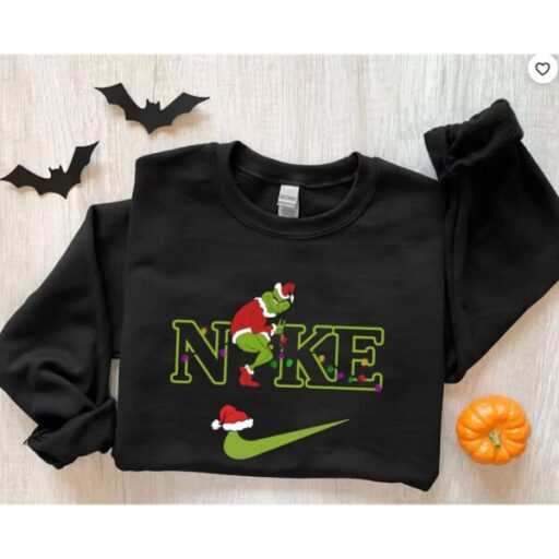 Vintage Nike Sweatshirt Matching Funny Grinch