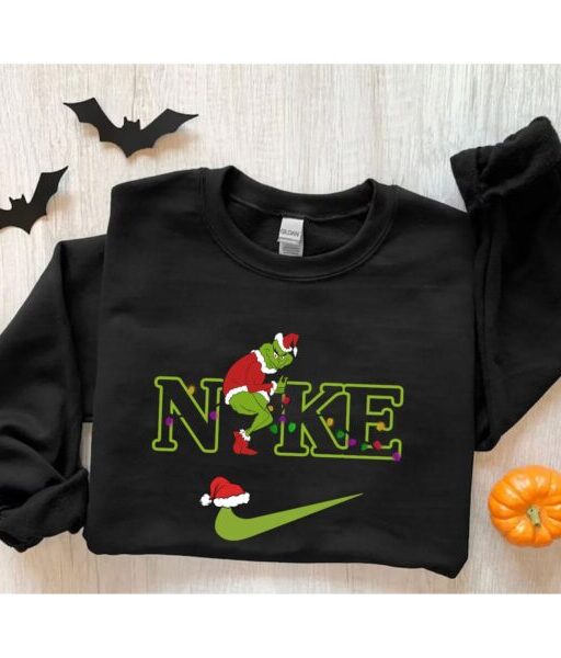 Vintage Nike Sweatshirt Matching Funny Grinch