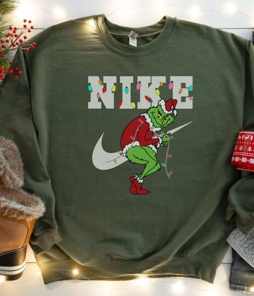 Christmas Grinch Snowman Shirt Christmas Sweatshirt, Grinch Xmas Sweater