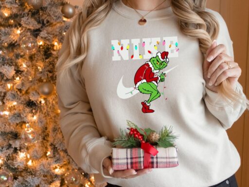 Christmas Grinch Snowman Shirt Christmas Sweatshirt, Grinch Xmas Sweater