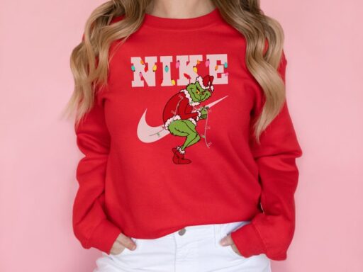 Christmas Grinch Snowman Shirt Christmas Sweatshirt, Grinch Xmas Sweater