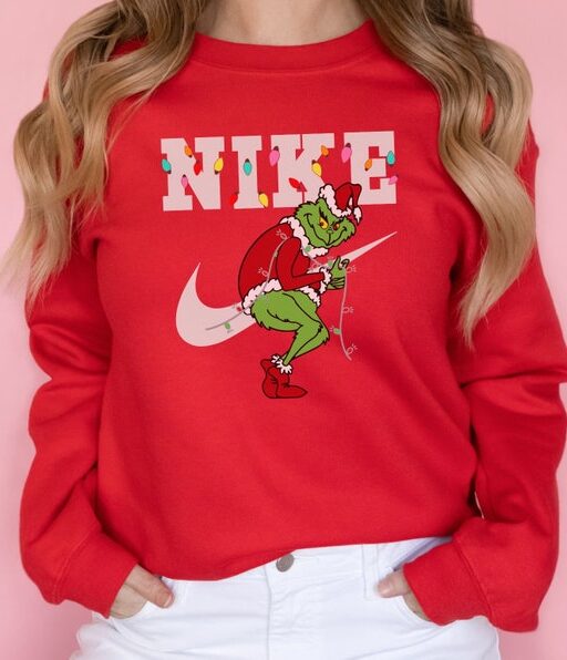 Christmas Grinch Snowman Shirt Christmas Sweatshirt, Grinch Xmas Sweater