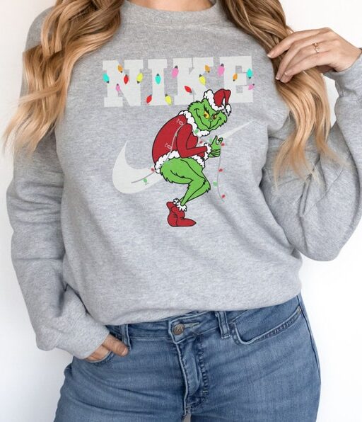 Christmas Grinch Snowman Shirt Christmas Sweatshirt, Grinch Xmas Sweater