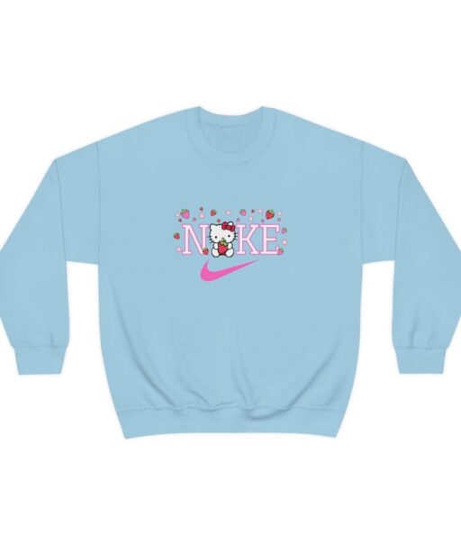 Strawberry Kitty Sweatshirt, Kitty Strawberry Sweatshirt, Kitty Sweatshirt, Kitty sweater