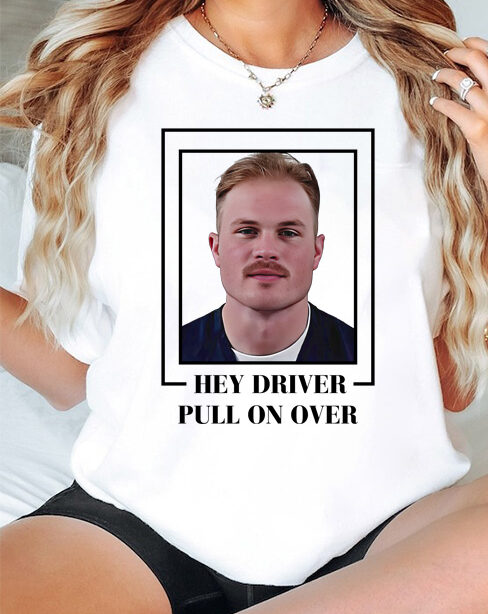 Hey Driver Zach Bryan Mugshot Shirt