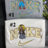 Chucky And Tiffany Nike Embroidered Sweatshirts