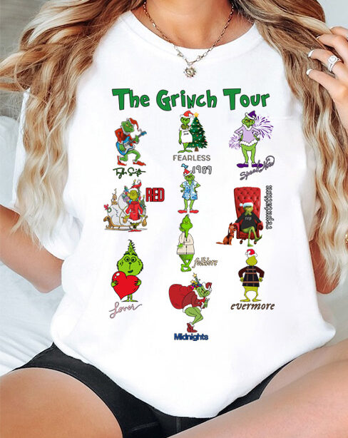 Christmas Taylor Swift The Grinch Tour Shirt