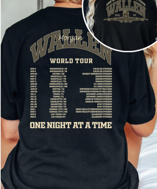 Morgan Wallen World Tour One Night At A Time Shirt