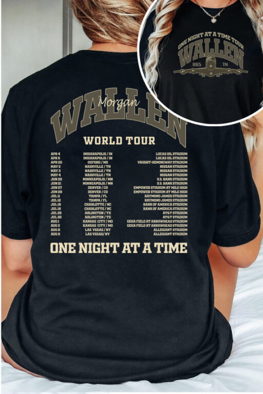 Morgan Wallen World Tour One Night At A Time Shirt