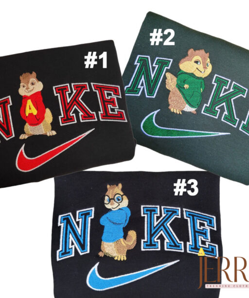 Alvin And The Chipmunks Nike Embroidered Sweatshirt