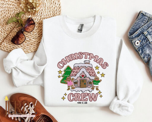 Christmas Crew Embroidered Sweatshirt