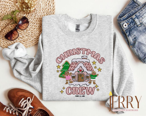 Christmas Crew Embroidered Sweatshirt