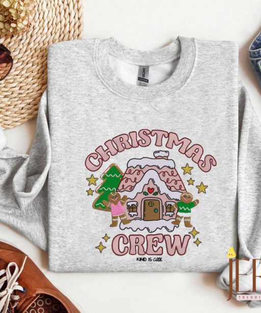 Christmas Crew Embroidered Sweatshirt