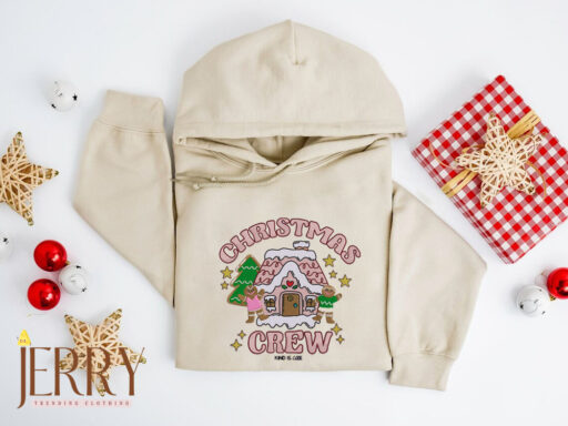 Christmas Crew Embroidered Sweatshirt