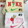 Cindy Lou Who And Grinch Christmas Nike Embroidered Sweatshirt