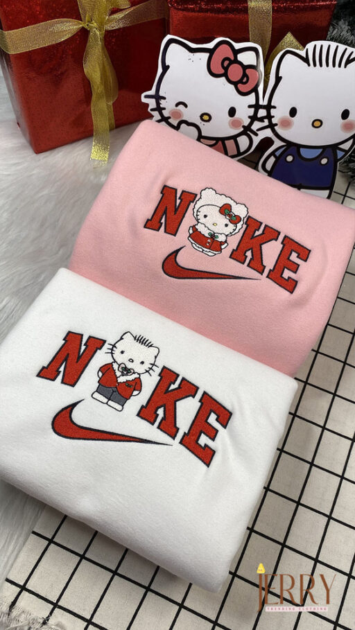 Dear Daniel And Hello Kitty Nike Embroidered Sweatshirt